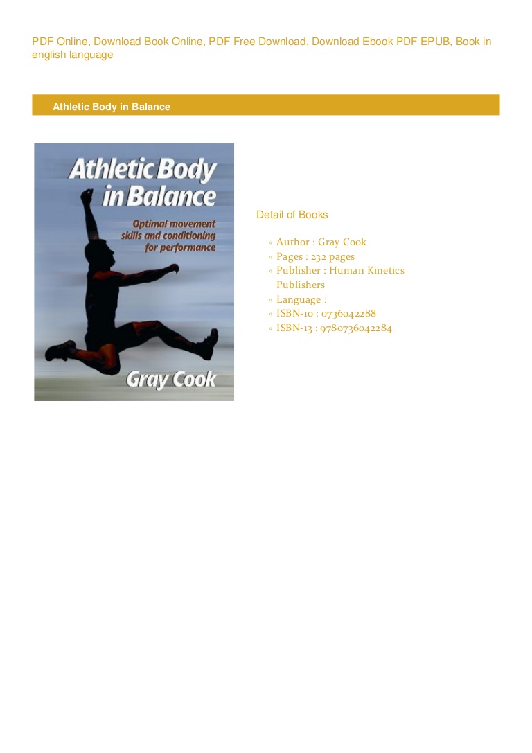 Movement Gray Cook Ebook Download